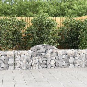 Cesti Gabbioni Ad Arco 40 Pz 200x30x60/80 Cm Ferro Zincato /