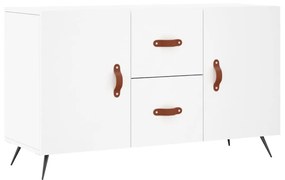 Credenza bianca 100x36x60 cm in legno multistrato