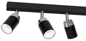 Faretto RENO 6xGU10/60W/230V nero/cromo