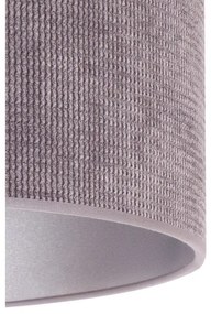 Duolla - Lampadario a sospensione con filo LYON 1xE27/15W/230V diametro 40 cm grigio