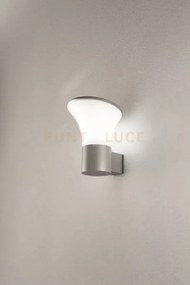 Applique da esterno ares silver 1 luce attacco e27 ip54 h.21cm