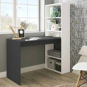 SCRIVANIA CON RIPIANI REVERSIBILI NORDIK WHITE ARTIK-ANTHRACITE GREY NORDIK WHITE ARTIK-ANTHRACITE GREY