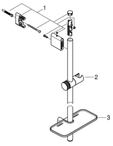 GROHE 26603000 - Barra doccia RAINSHOWER SMARTACTIVE 900 mm, finitura cromata lucida