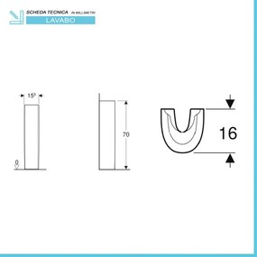 Lavabo con colonna 60 cm Geberit in ceramica lucida Colibrì