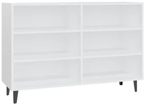 Credenza bianca 103,5x35x70 cm in truciolato