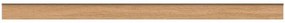 Piastrella battiscopa Courchevel in gres porcellanato marrone scuro opaco L 120 x H 6.5 cm x Sp 9 mm
