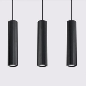 Lampadario nero Gleam – Sollux