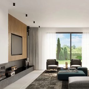 Sollux SL.1001 - Faretto LAGOS 1xGU10/10W/230V 20 cm nero