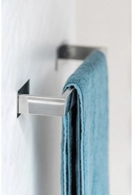 Porta asciugamani autoportante in acciaio inox argento lucido Genova Shine - Wenko