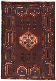 Hamedan Tappeto 100 x 140 (Iran) Annodato A Mano