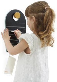 Lavagnetta portatile a due lati in legno da parete