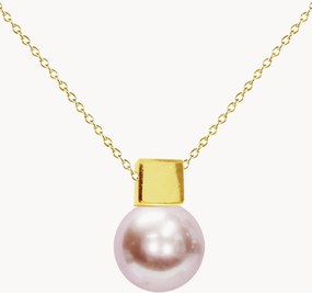 Collana in argento fatta a mano placcata in oro Isle