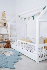 Lettino Montessori Elis bianco - 140x70 cm