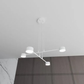 Lampadario a sospensione con filo MODUS 4xGX53/10W/230V bianco