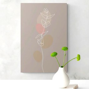 Stampa su tela – Foglia minimalista No4