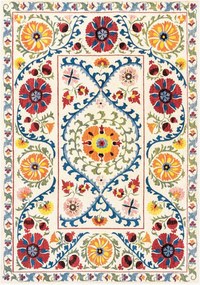 Tappeto jacquard lavabile da interno-esterno Suzani