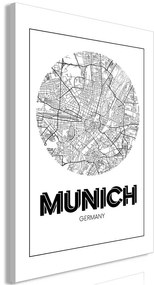 Quadro Retro Munich (1 Part) Vertical