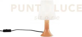 Lumetto bingo arancio in pc 1 luce attacco e14 13x9x24,5cm