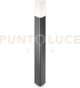Pulsar paletto 1 luce attacco e27 ip44 antracite 80cm