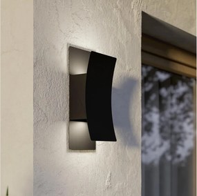 Eglo 902021 - Applique da esterno LED VERDOLINO 2xLED/4W/230V IP44 nero