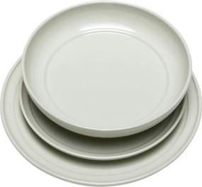 Piatto piano color crema in gres ø 28 cm Amare - Hübsch