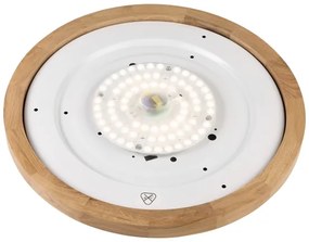Brilagi - Plafoniera LED BELLADONNA LED/36W/230V Ø 50 cm bianco/rovere