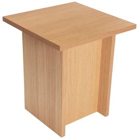 Tavolo pieghevole in rovere 35x35 cm Straight - Hübsch