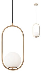 Redo 01-2624 - Lampadario a sospensione con filo NIVA 1xE14/28W/230V