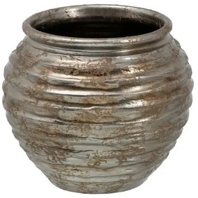 Vaso 39 x 39 x 37 cm Ceramica Argento
