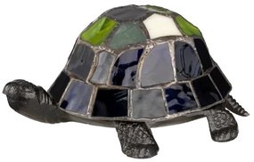 Elstead QZ-TORTOISE-TL - Lampada decorativa TIFFANY a LED, alimentata da 3 batterie AAA, a forma di tartaruga