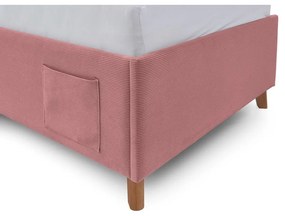 Letto da bambini rosa imbottito rete non inclusa 140x200 cm Cool – Meise Möbel