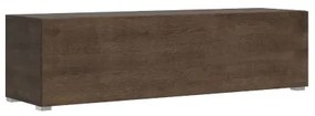 Base ribalta a terra con piedini Isoka 153 cm Noce