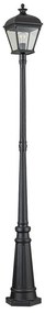 Lampione da giardino, BAYVIEW-5L-BK H 216 cm, nero, IP44 ELSTEAD