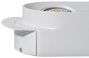 Faretto da incasso rotondo bianco GU10 70mm 2 luci - Hubs