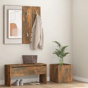 Set Di Mobili Da Corridoio Rovere Fumo İn Legno Multistrato /