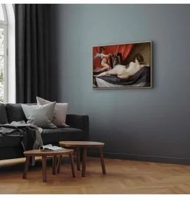Quadro - The Rokeby Venus (Diego Velázquez) In cornice di legno naturale 60x40