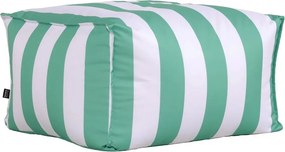 Pouf da giardino bianco e verde – Bonami Essentials