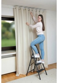 Gradini compatti neri, altezza 114,5 cm - Wenko