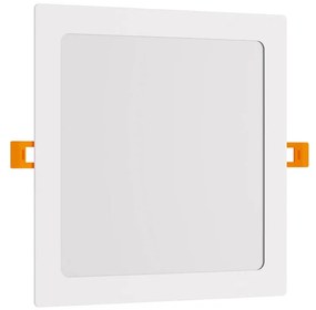 Pannello LED Quadrato 20W 2.000lm no Flickering Foro 205x205mm Dimmerabile Colore Bianco Caldo 3.000K