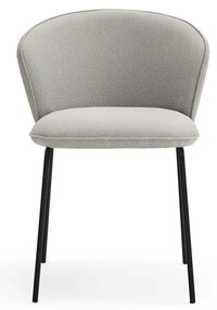 Set di sedie da pranzo grigio chiaro in imbottito 2 pz Add – Teulat