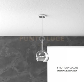 Sosp. ottone sat. 1 luce piccola cromo 1155os-sp-cr