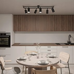 Faretto 6xGU10/30W/230V nero