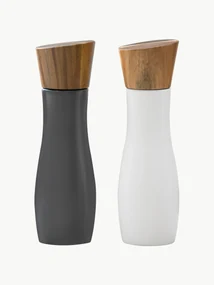 Set di macina sale e pepe con coperchio in legno di acacia Essentials 2 pz