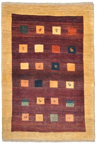 Gabbeh Tappeto 170x120 Rosso (Iran) Annodato A Mano