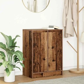 Credenza Legno Antico 57x34x76 Cm İn Legno Multistrato /