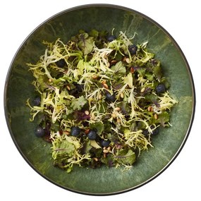 Ciotola verde/nera in gres ø 30 cm Gastro Green/Black – Bitz