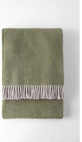 Plaid verde con contenuto di cotone , 140 x 180 cm Skyline - Euromant