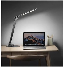 Lampada da tavolo LED dimmerabile USB 7,5W 230V 3000-5500K antracite