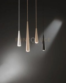 Sospensione noa h.50cm d.5,5cm oro 1 luce attacco gu10