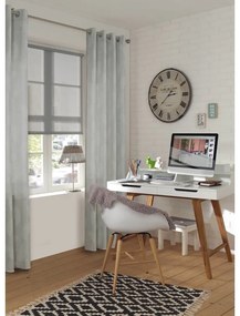 Tenda grigio chiaro in jacquard 140x245 cm Gingko – Sehlbach